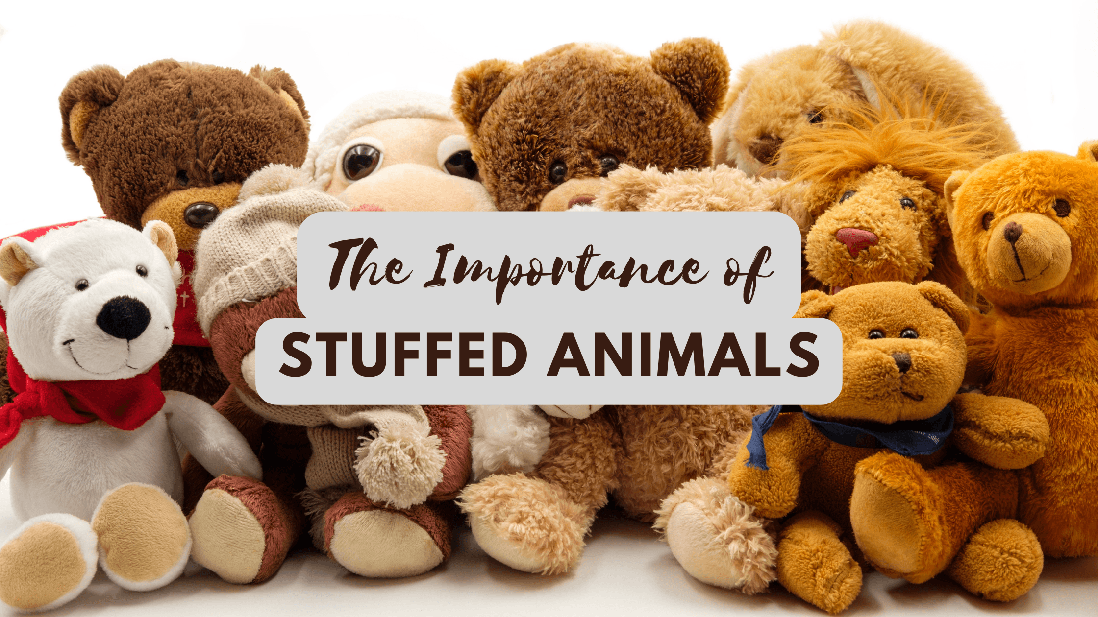 Why are Stuffed Animals so Important? Plushie Depot