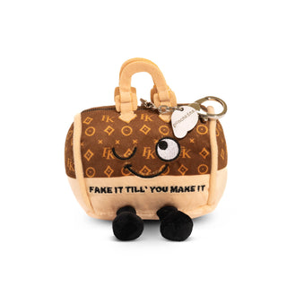 Punchkins Handbag "Fake it" Plush Bag Charm - Plushie Depot