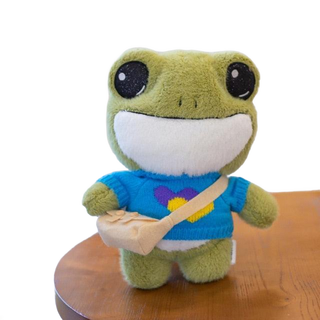 Kawaii Green Frog Plush Toy - Plushie Depot