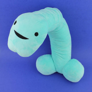 I Heart Guts - Penis Neck Pillow With Foreskin Pocket Plushie Depot