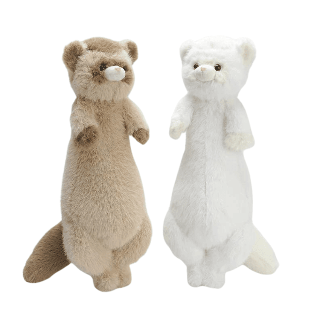 Peluches furets realistes et mignonnes Plushie Depot