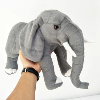 Realistic African Elephant Plush Toy - Plushie Depot