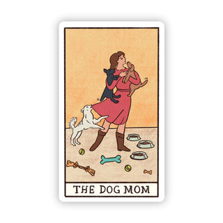 "The Dog Mom" Tarot Card Sticker - Plushie Depot