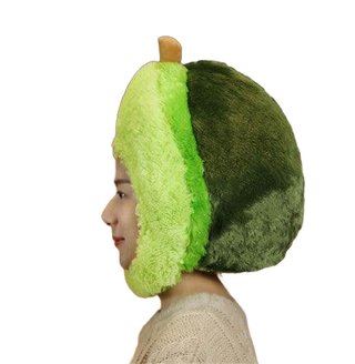 Funny Avocado Plush Hat - Plushie Depot