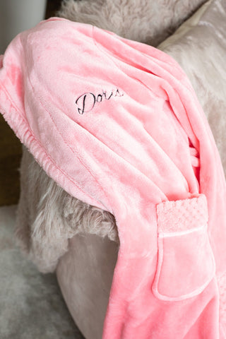 Women's Ultra Soft Fleece Bathrobe Plushie Depot