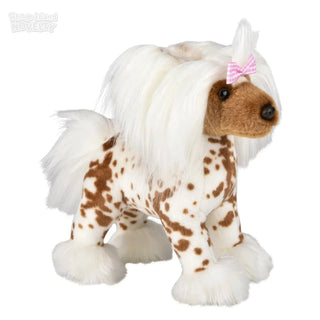 12" Heirloom Standing Chinese Crested Dog Plushie Depot