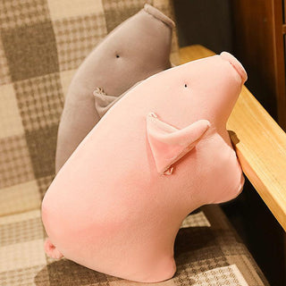 Soft Sleeping Pig Plush Pillow Plushie Depot