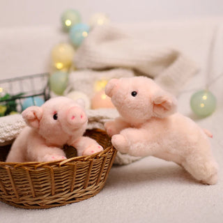 Kawaii Mini Piggy Plushie 4" Pink Plushie Depot