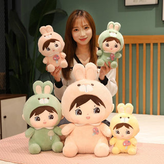 Smiling Doll In Rabbit Clothes Plush Toys Plushie Depot