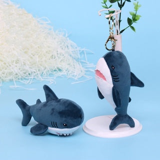 Cute Shark Plush Keychain Default Title Plushie Depot