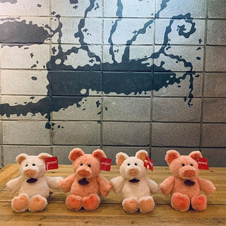9" Cute Cartoon White and Pink Pigs Stuffed Animal Plush Toys - Plushie Depot