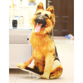 3D Realistic Animal Plush Toys: Dogs and a Tiger Shepherd dog Plushie Depot