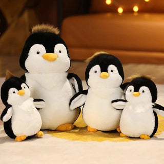 Fuzzy Hair Penguin Plush Toys 15" Plushie Depot