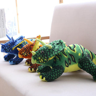 Triceratops Dinosaur Soft Stuffed Plush Toy - Plushie Depot
