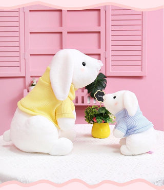 Kawaii Bunny Rabbit With a Sweater Plush Toys - Plushie Depot