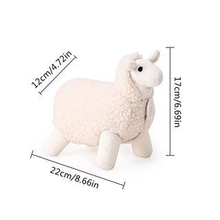 Plush Sheep Squeaky Dog Toy Plushie Depot