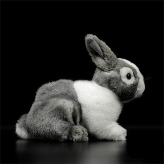 Realistic Dutch Bunny Rabbit Stuffed Animal - Plushie Depot