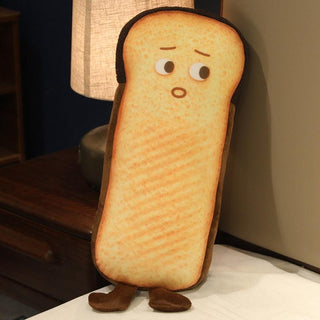 Kawaii Emotional Bread and Toast Plush Pillows - Plushie Depot