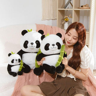 Kawaii Bamboo Panda Bear Plushie - Plushie Depot