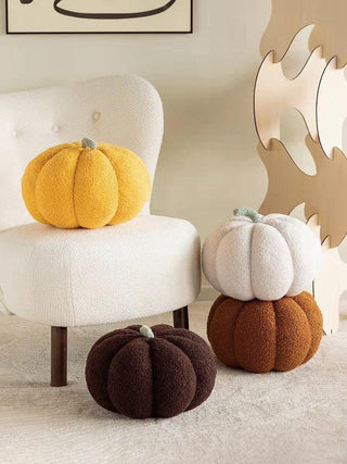 Colorful Realistic Pumpkin Plush Toys Plushie Depot