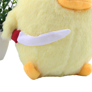 Little Yellow Duck Doll With Knife Ragdoll Cute Duck Plush Toy - Plushie Depot