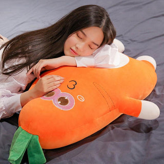 Carrot baby plush plant pillow - Plushie Depot