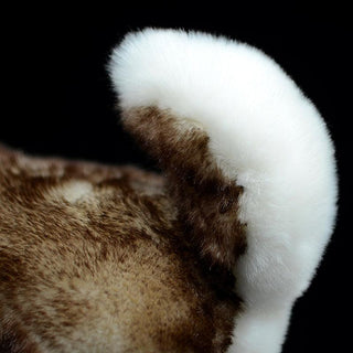 Realistic Cute Brown Husky Plushie Plushie Depot