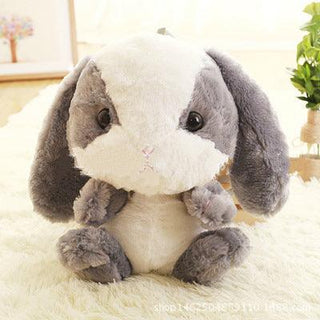 Lolita the Kawaii Bunny Rabbit for Kids greywhite Plushie Depot