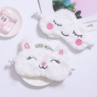 Cute Plush Fox & Cloud Sleep Eye Masks Plushie Depot