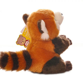 7" Lifelike Sitting Red Panda Plush Toy Plushie Depot