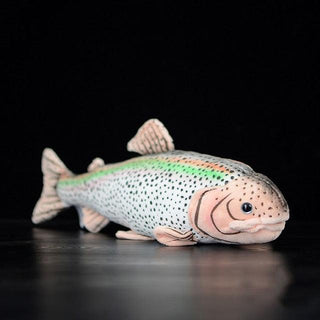 17" Trout Plush Toy, Lifelike, Realistic Fish Plush Toys Stuffed Animal Dolls - Plushie Depot