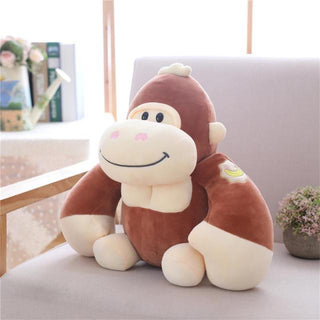 Kawaii Gorilla Stuffed Animal Plush Toy Brown Plushie Depot