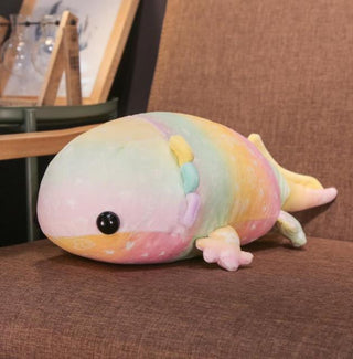 Colorful Plush Dinosaur Fish Plush Toys, Cute Dino Salamanders - Plushie Depot