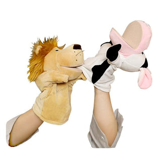 10.6" Educational Animals Hand Puppet Cloth Toy Dolls Plushie Depot