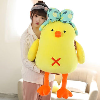Adorable Chicken with Bow Plush Doll Plushie Depot