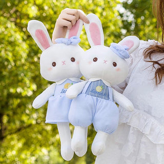 Rabbits Couple Dress Plush Toy - Plushie Depot