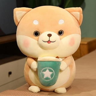 Milk Tea Cup Stuffed Animal brown Plushie Depot