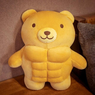 Funny Muscle Bear & Lion & Pig Plush Toys bear Plushie Depot