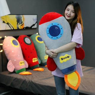 Cool Rocket Pillow Plush Toy Plushie Depot