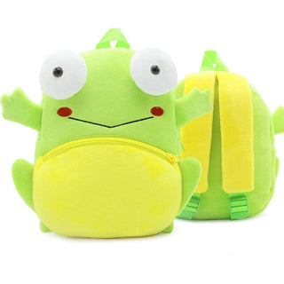 Cute Schoolbag Frog Plush stuffed Animal Plushie Depot