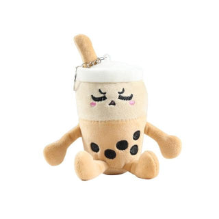 Cute Milk Tea Cup Keychain Stuffed Toy - Plushie Depot