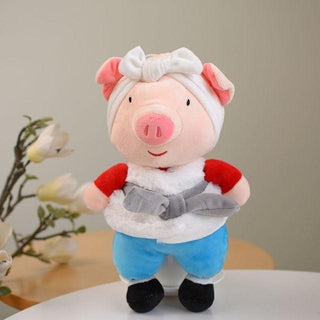 Cute Dressed Up Pig Plushies Baozhu Plushie Depot