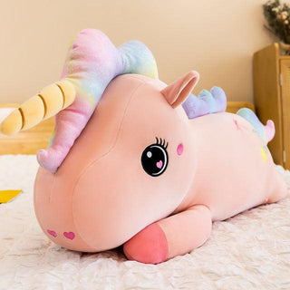 Rainbow Unicorn Plush Toys black Plushie Depot