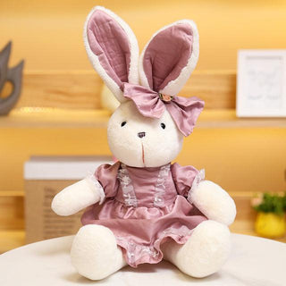 Lovely Rabbit In Skirt Plush Toys white Plushie Depot