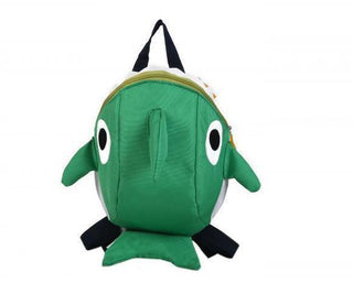 Cute Cartoon Shark Backpack one size green Plushie Depot