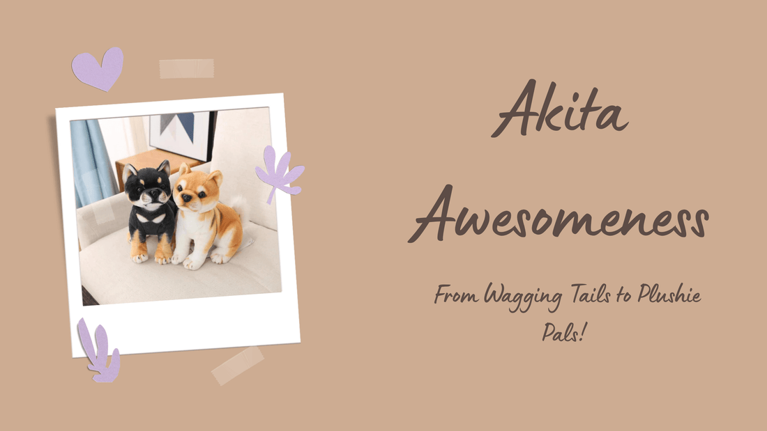 Akita Awesomeness: From Wagging Tails to Plushie Pals! - Plushie Depot