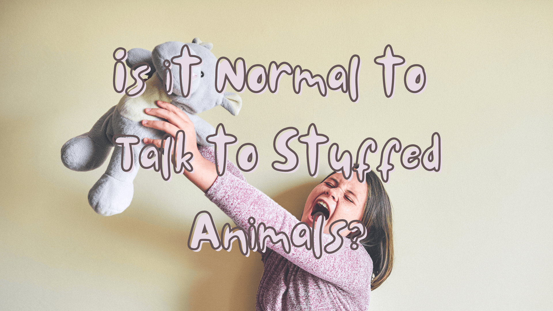 Adults talking online to stuffed animals