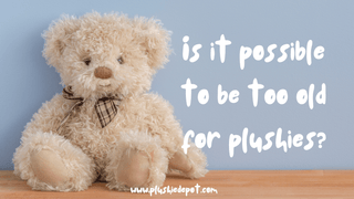 Is it possible to be too old for plushies? - Plushie Depot