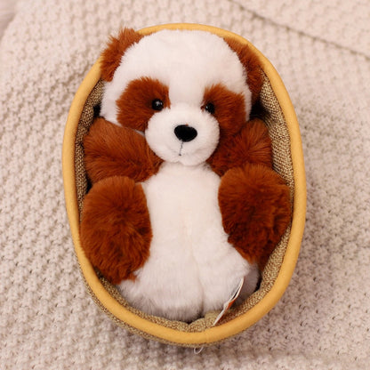 Adorable Baby Panda Plushies 8" Brown Stuffed Animals - Plushie Depot