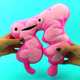 I Heart Guts - Colon Plush - You Move Me Stuffed Toys - Plushie Depot